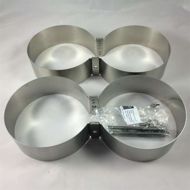 V4TEC Schellensatz 140mm/14mm für 7l und 8,5l Flaschen