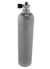 Stage Aluminium Tauchflasche, Ventil Links, 5,7L 40cft
