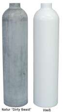Stage Aluminium Tauchflasche, Ventil Links, 5,7L 40cft Natur, Dirty Beast
