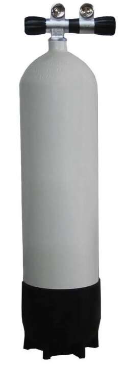 Tauchflasche, Tauchgerät, Stahl, 300 Bar, 12L, Doppelventil