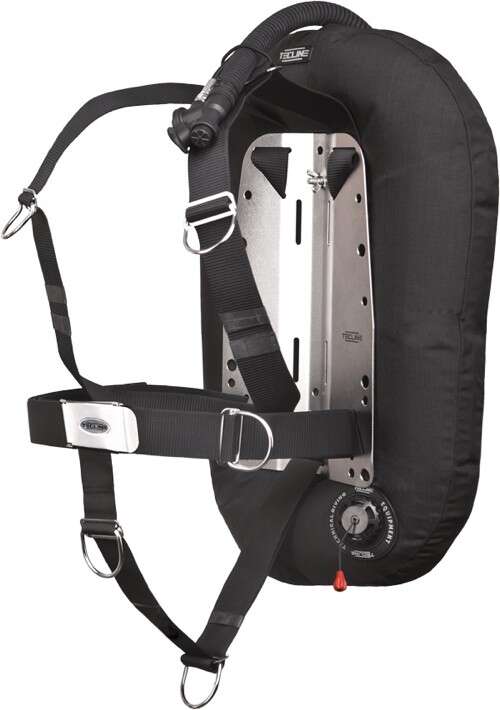 Tecline Wing Set Donut 15 mit DIR Harness und Edelstahl Backplate
