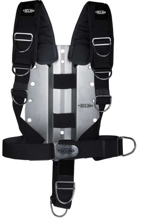 Tecline Komfort Harness mit 3mm Edelstahl Backplate (ohne Logo)