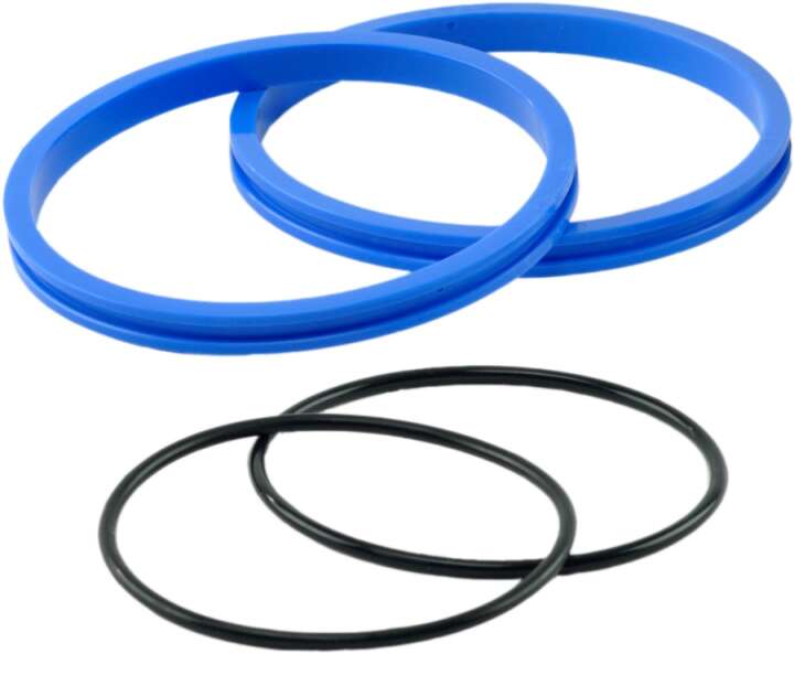 Dirzone Rolock 1 Ersatzringe blau (Paar) mit O-Ringen