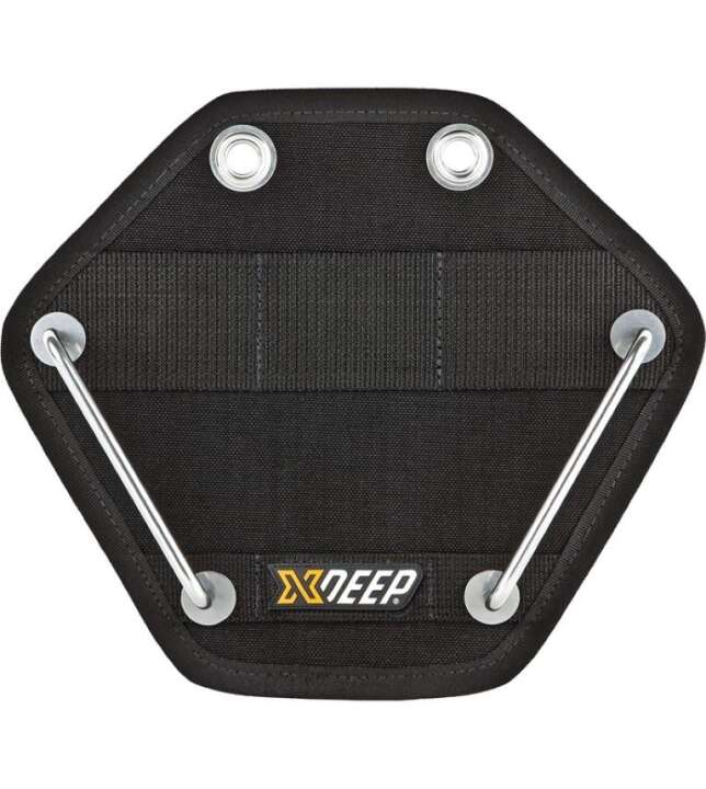 xDEEP Sidemount Buttplate für Stahltank