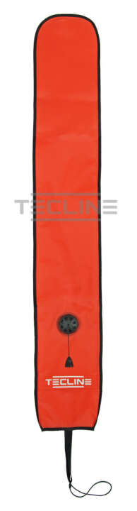 TECLINE Boje, halbgeschlossen, 22 x 135 cm, OPR-Ventil, Orange
