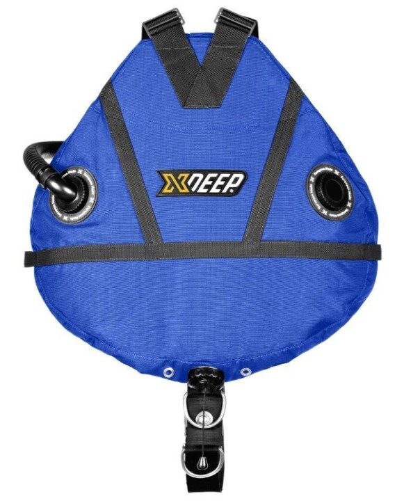 xDEEP STEALTH 2.0 REC Full Set - Sidemount Komplettset blau W (4 x 2,5kg)