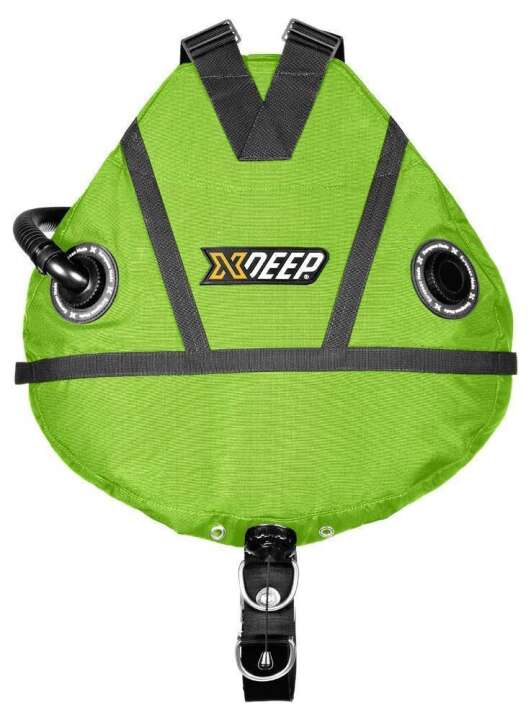 xDEEP STEALTH 2.0 REC Full Set - Sidemount Komplettset lime