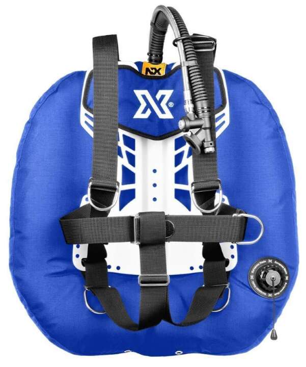 xDEEP NX Project Standard Komplettset Alu Backplate blau