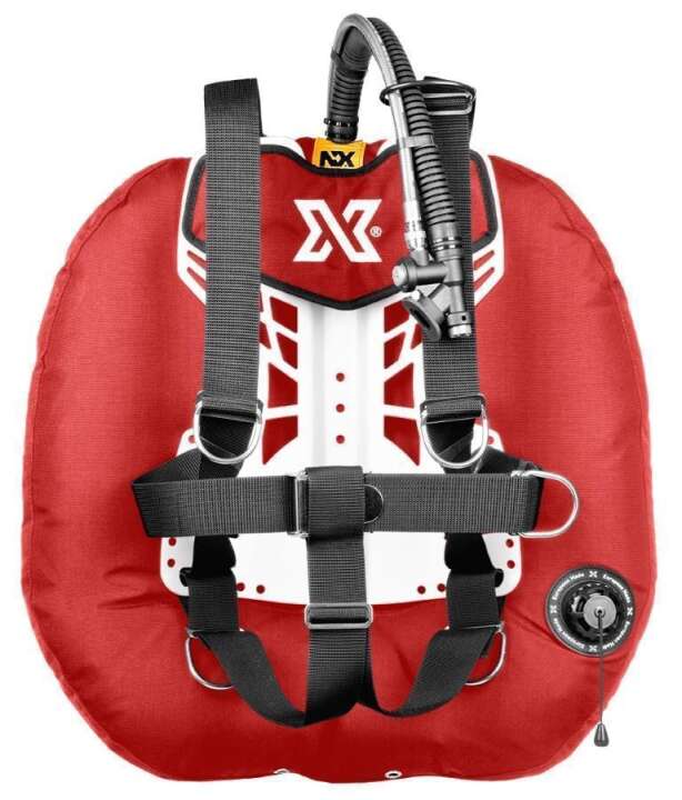 xDEEP NX Project Standard Komplettset Alu Backplate rot