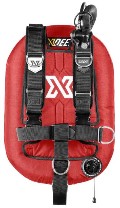 xDEEP ZEOS 28 Deluxe Komplettset rot Edelstahl XL (2 x 6kg)