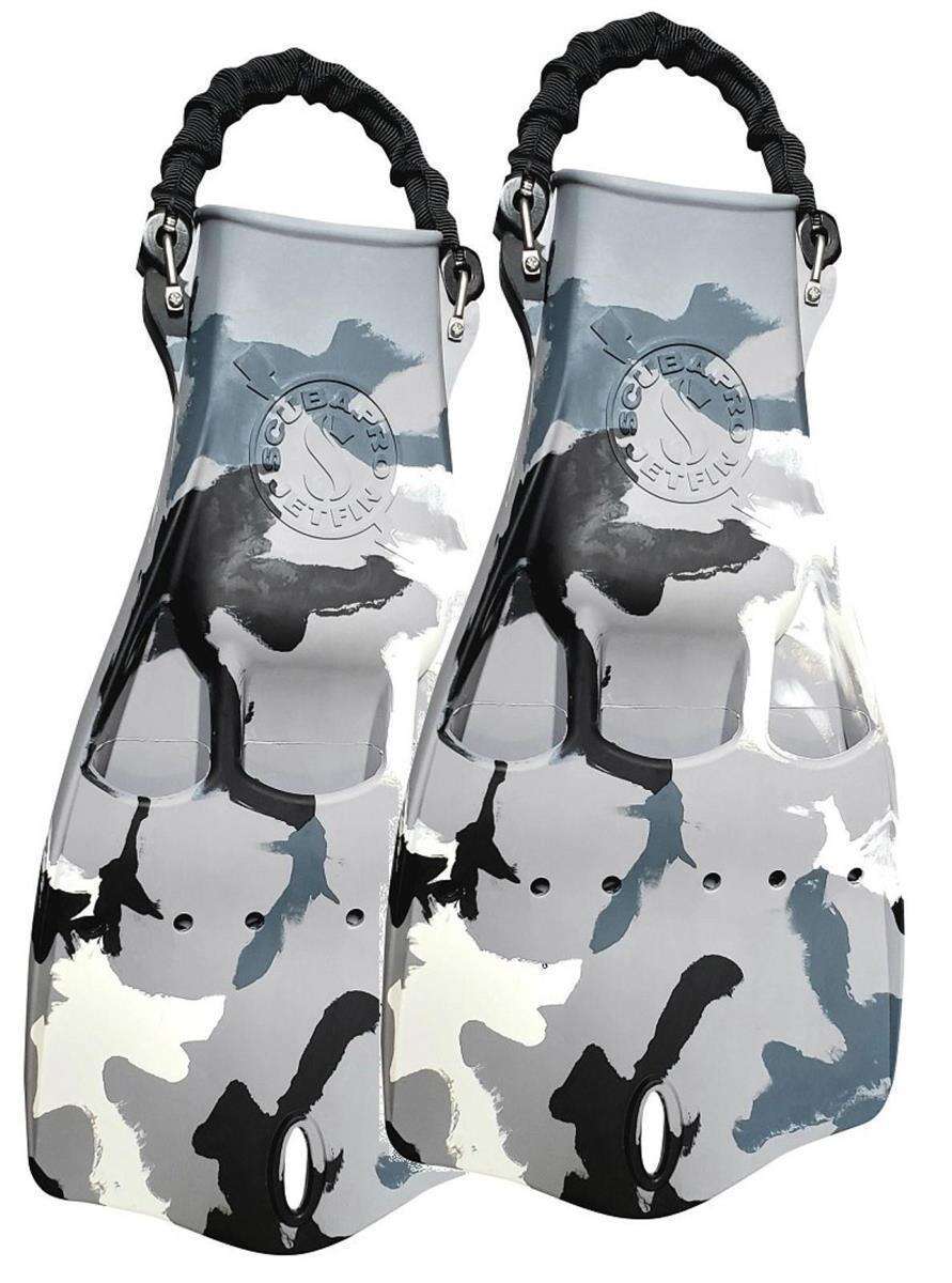 Scubapro Jet Fins, TEC Flosse mit Spring Straps grau camouflage, 179,
