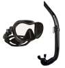 Scubapro Profi Schnorchset Trinidad 3 mit Apnoe Schnorchel schwarz