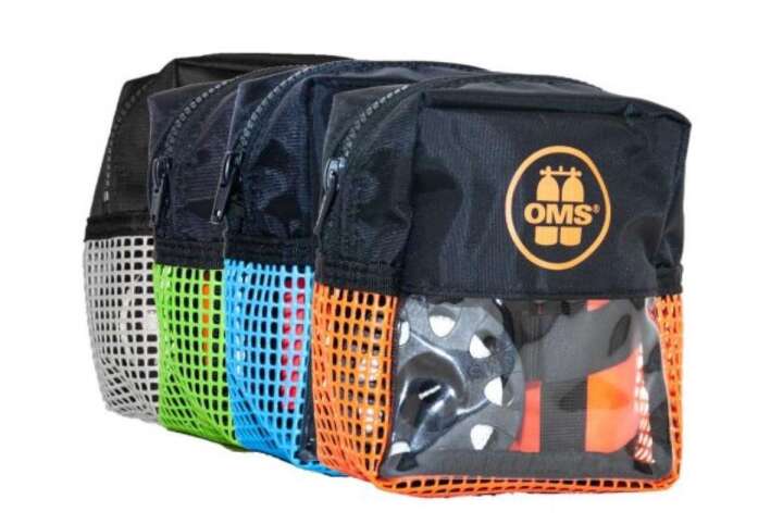 OMS Bojen Set Safety 3.3 SMB Hybrid 1m, 75 Spool, Bag Miami blau