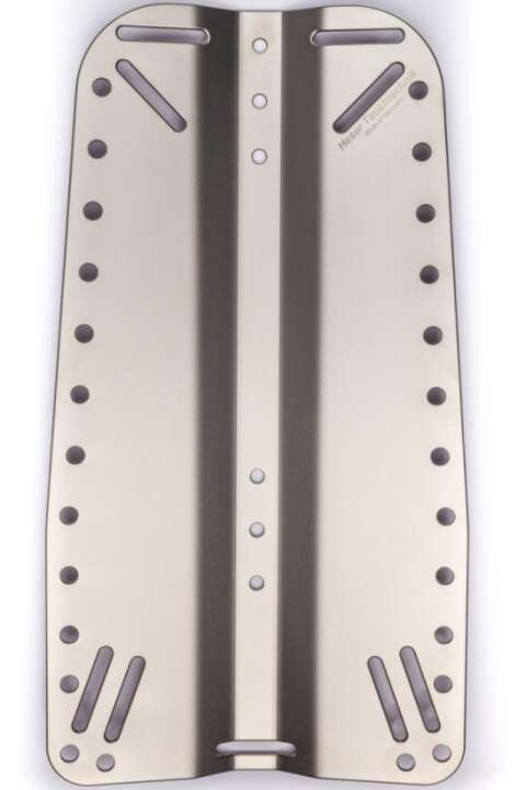 Heser Edelstahl Backplate 4mm / 3,9kg, extralang
