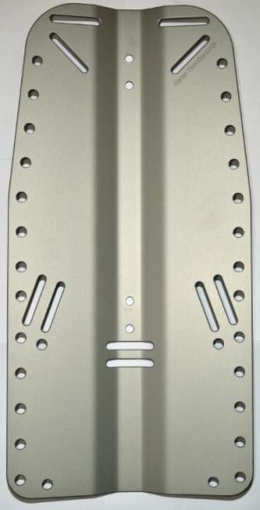 Heser Aluminium Rebreather Backplate 4mm / 1,4kg