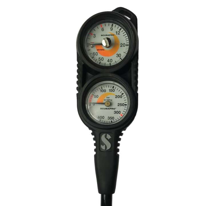 Scubapro Zweierkonsole, Finimeter mit Tiefenmesser