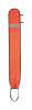 xDEEP DSMB Notfallsignalboje offen, orange, 140 cm lang