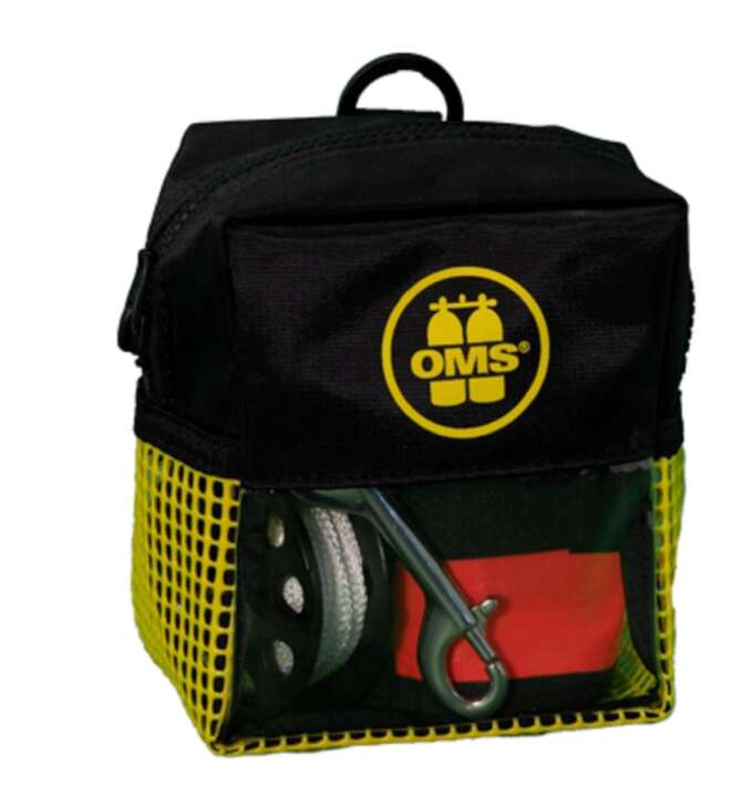 OMS Bojen Set Safety 3.3, SMB Hybrid 1m, 75 Spool, Bag Speed Gelb