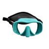 Oceanic Tauchermaske Mini Shadow mit Neoprenmaskenband aquamarine