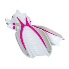 Oceanic Geräteflosse Manta Ray pink/weiß XS