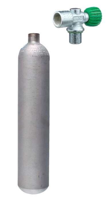 3L Faber Stahl Hot Dipped Rebreather Sauerstoff O2 Oxygen Flasche 300 Bar