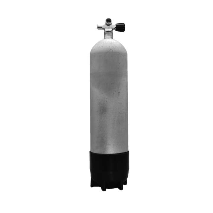 Faber Sidemount Tauchflasche 12 L lang/ 232 bar Hot Dipped - Brückenventil rechts