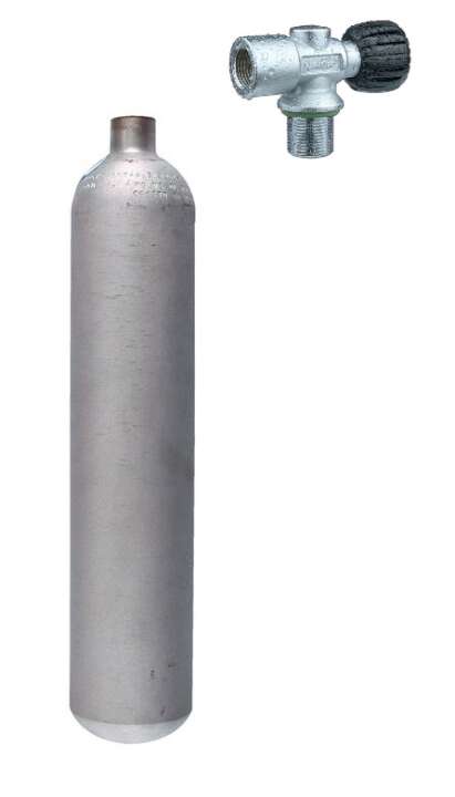 Faber Tauchflasche 3 L/232 bar Hot Dipped mit Nautec Ventil 521400