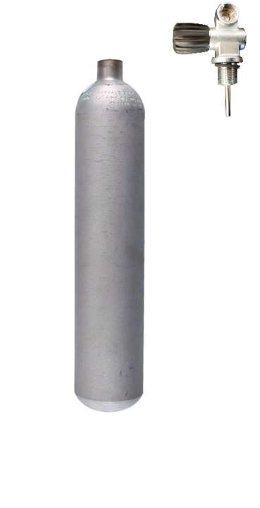 Faber Tauchflasche 3 L/232 bar Hot Dipped mit Monoventil erweiterbar