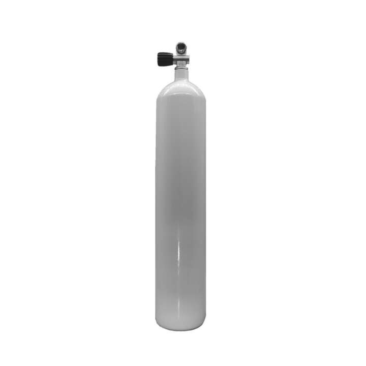 ECS Tauchflasche konkav8,5L/232 bar Stahl mit erw. Monoventil 12144