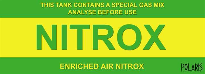 Nitroxaufkleber 29,8 x 10,4 cm