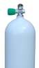 Stage Aluminium Tauchflasche weiß, Nitrox M26x2, 5,7L 40cft