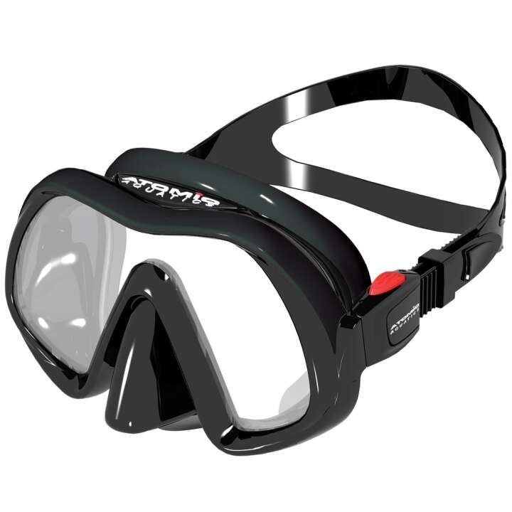 Atomic Tauchermaske Single Window Frameless Mask schwarz
