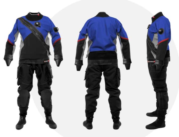 Santi Demoanzug Man ML, Trockentauchanzug E.Motion PLUS, emotion PLUS