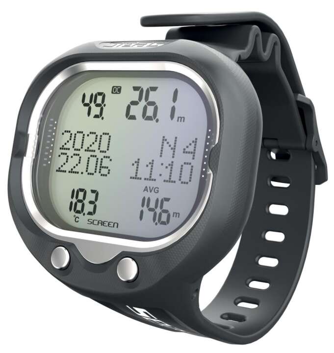 Seac Tauchcomputer Screen schwarz/weiß