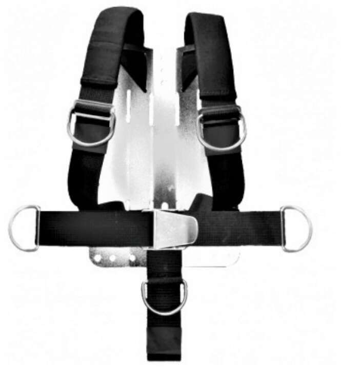 Apeks WTX Harness mit Alu Backplate mit Harness, Profibegurtung