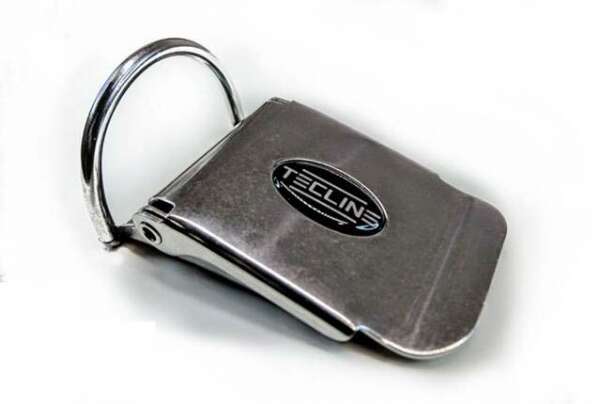 Tecline Edelstahl-Gurtschnalle mit integrierten D-Ring