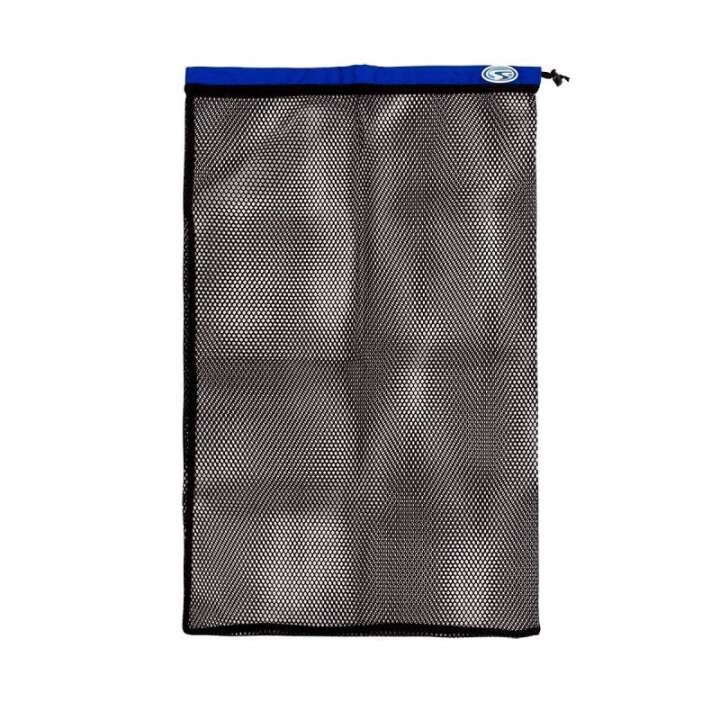 Stahlsac Netztasche XL, schwarz, Flat Mesh Bag Black