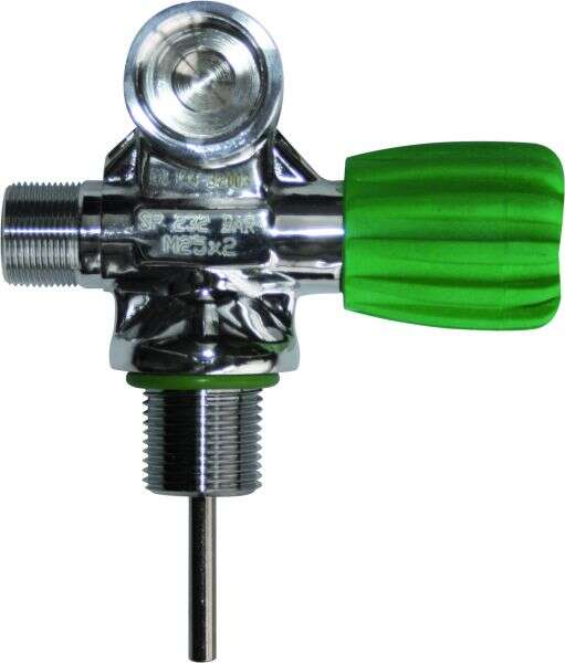 BtS Ventil RECHTS ausbaufähig, 230 Bar, EU NITROX M26/2, inkl. Rubber Knob