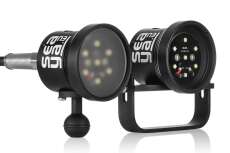 Seaya Tanklampe, Tauchlampe, Videolampe LED 70W mit Akkutank 24,15Ah und E/O Cord