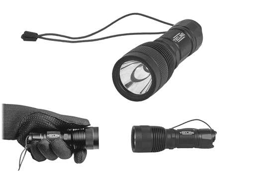 TECLINE Tauchlampe, Backuplampe, Handlampe LED US-13