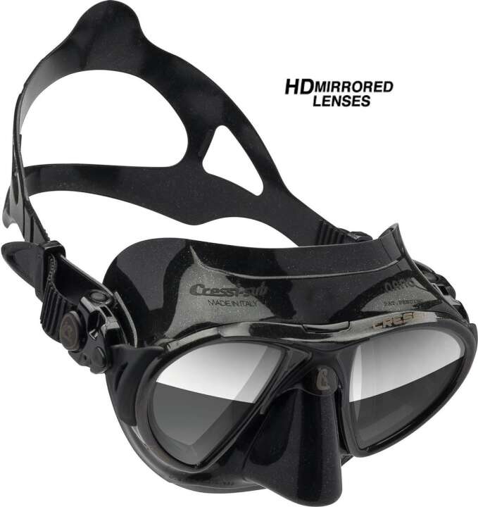 Cressi Tauchermaske, Apnoemaske Nano Black HD