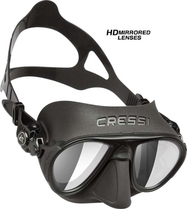 Cressi Tauchermaske, Apnoemaske Calibro schwarz HD