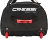 Cressi Tauchtasche, Trolley, Roller, Apnoe Tasche Tuna rot/schwarz