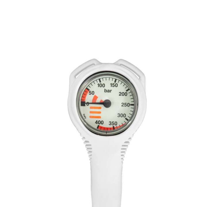 Tecline Finimeter Slim SPG, 300 bar, 52 mm mit Schutzhülle weiß