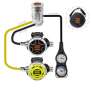 Tecline Atemregler Set R2 TEC1 Set mit Octopus, Finimeter und Tiefenmesser