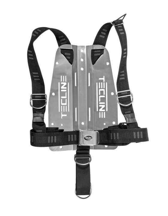 Harness Tecline DIR weich, feste D-Ringe mit 3 mm Aluminium-Backplate