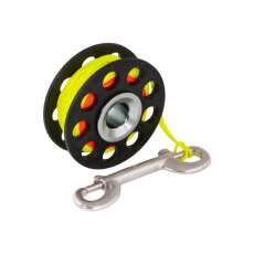 Tecline Spool 15 m mit Spinner und Edelstahl-Doppelender...