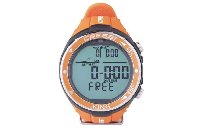Cressi Apnoetauchcomputer, Freitauchcomputer King orange