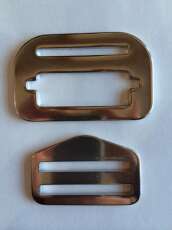 Verstellbare Gurtschnalle, Harness Schnalle 50mm, Adjustable Belt Buckle (1 Set)