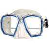 Polaris Maske Plus Tauchermaske Schnorchelmaske mit Nahlesebereich (+1,75) blau